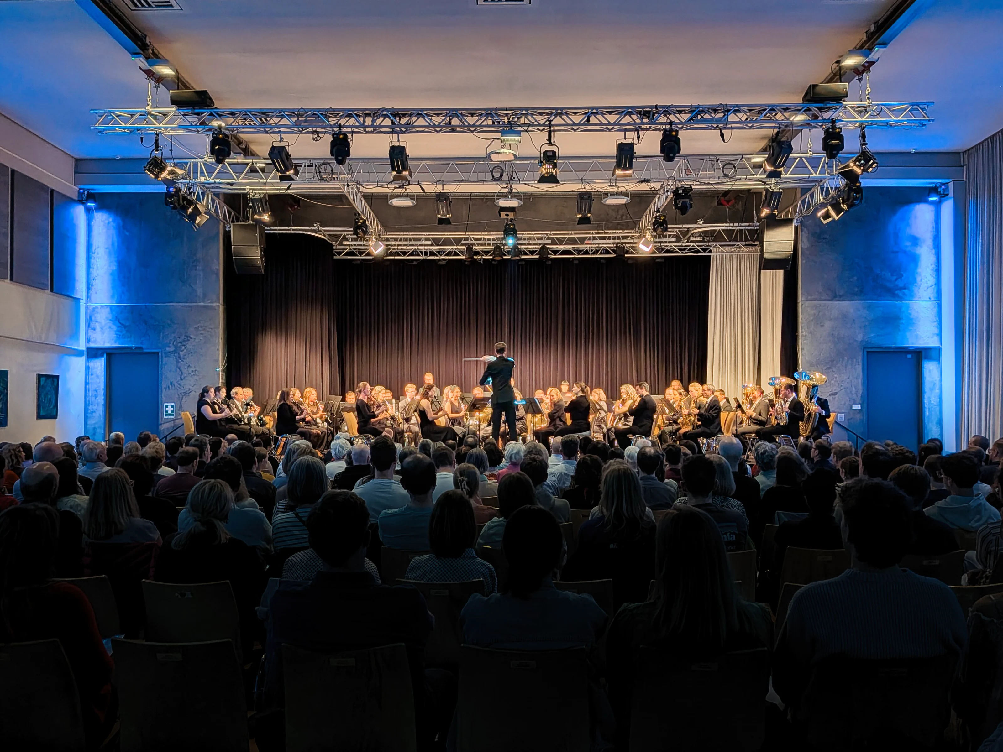 Das Blasorchester München auf der Bühne